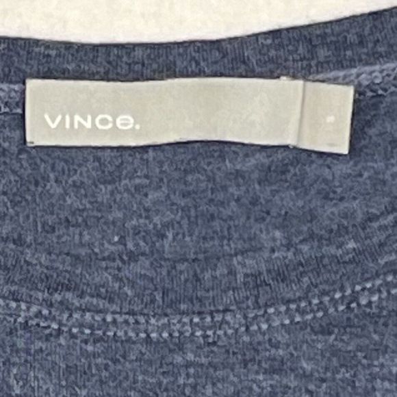 VINCE Cropped T-shirt Women's Small Blue Dolman Sleeve Soft 100% Vicose - Picture 3 of 13